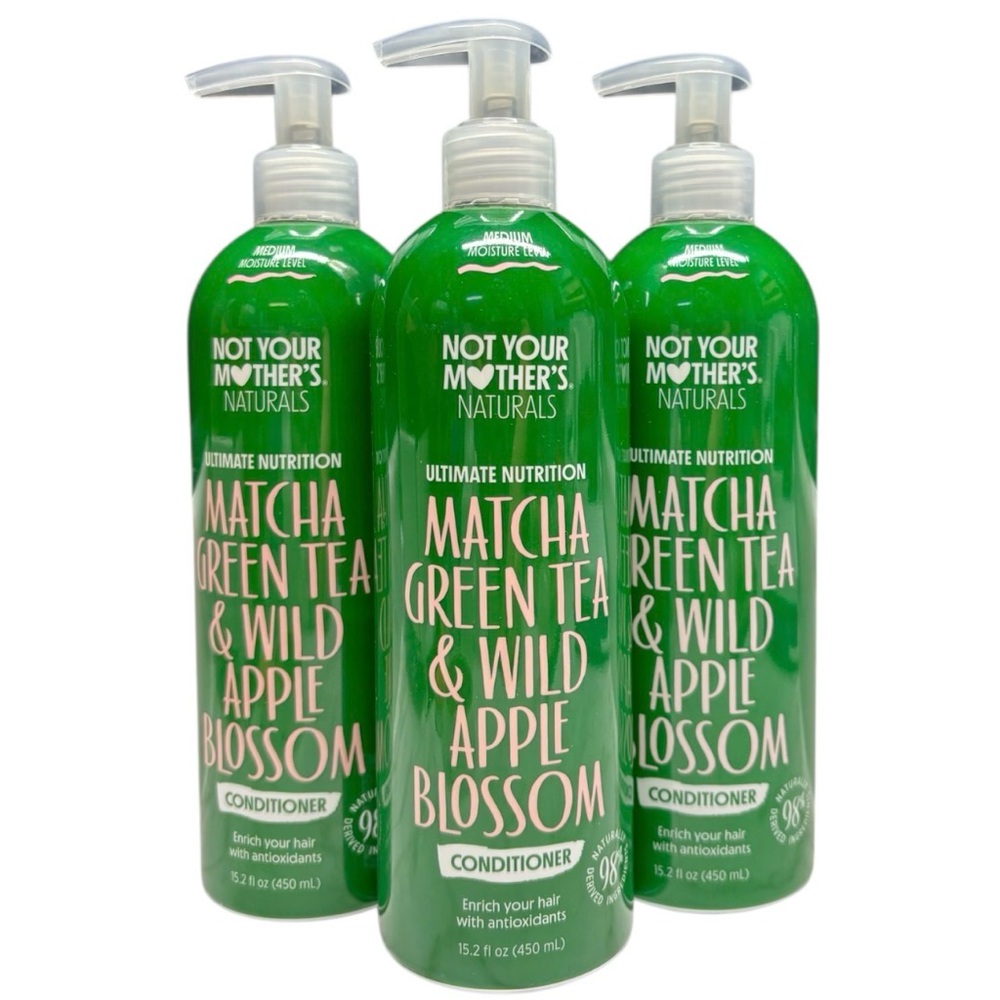 (3) Not Your Mother’s Conditioner Matcha Green Tea & Wild Apple Blossom 15.2oz